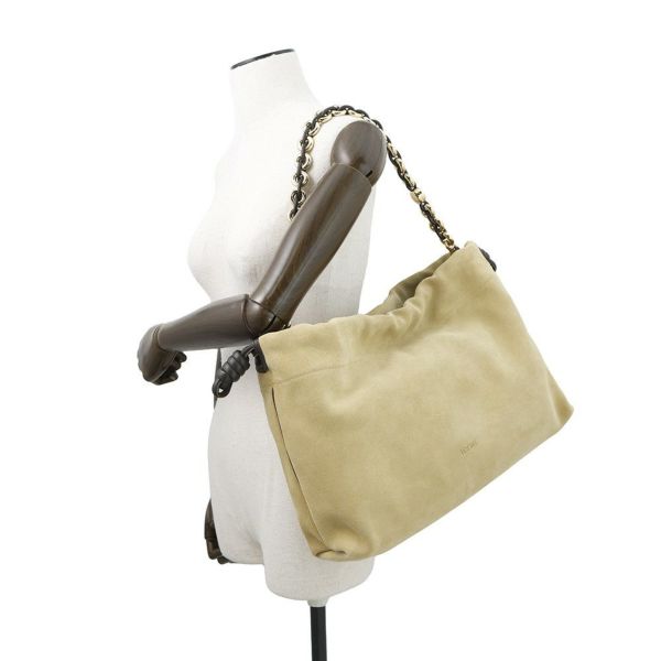 ロエベ ショルダーバッグ フラメンコパース ラージ スエード A411FPDX12 LOEWE 2way