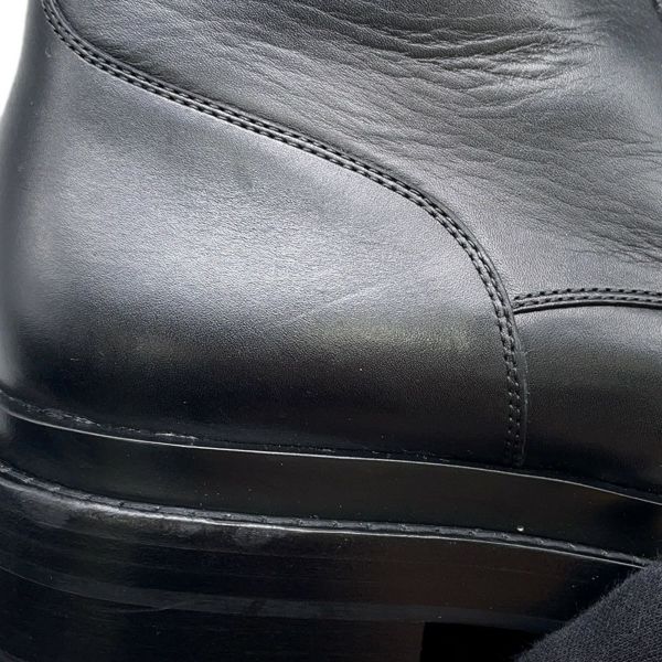 エルメス ブーツ フィアクル ケリーバックル レザー メンズサイズ42 HERMES 靴 黒