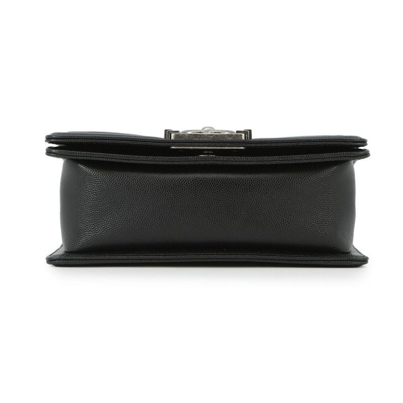 シャネル チェーンショルダーバッグ マトラッセ ココマーク ボーイシャネル スモール A67085 CHANEL 黒