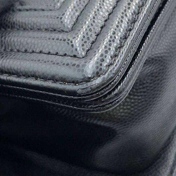 シャネル チェーンショルダーバッグ マトラッセ ココマーク ボーイシャネル スモール A67085 CHANEL 黒