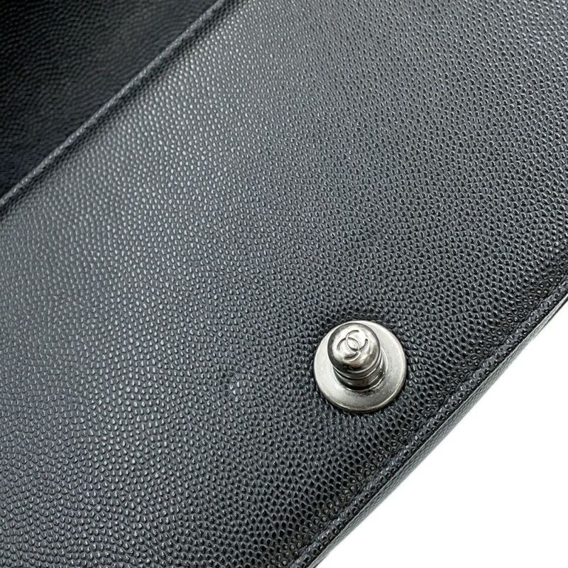 シャネル チェーンショルダーバッグ マトラッセ ココマーク ボーイシャネル スモール A67085 CHANEL 黒