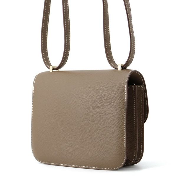 エルメス ミニ コンスタンス3 ミロワール エトゥープ/マットゴールド金具 エプソン K刻印