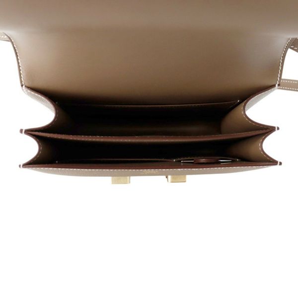 エルメス ミニ コンスタンス3 ミロワール エトゥープ/マットゴールド金具 エプソン K刻印