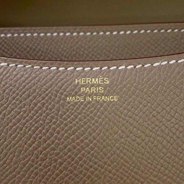 エルメス ミニ コンスタンス3 ミロワール エトゥープ/マットゴールド金具 エプソン K刻印