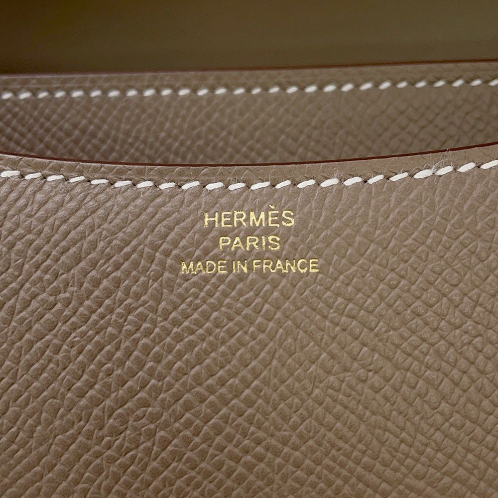 エルメス ミニ コンスタンス3 ミロワール エトゥープ/マットゴールド金具 エプソン K刻印