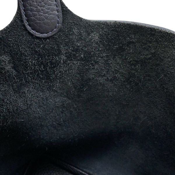 エルメス ハンドバッグ ピコタンロックPM キャバン/ゴールド金具 トリヨンクレマンス U刻印 黒