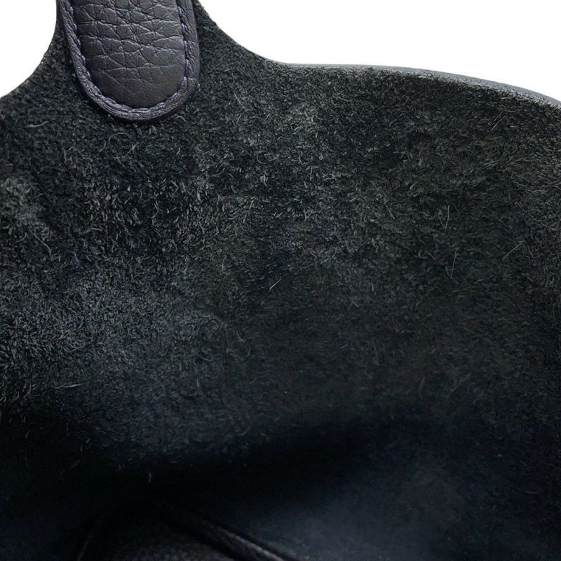 エルメス ハンドバッグ ピコタンロックPM キャバン/ゴールド金具 トリヨンクレマンス U刻印 黒