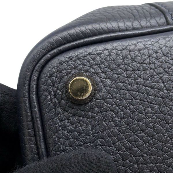 エルメス ハンドバッグ ピコタンロックPM キャバン/ゴールド金具 トリヨンクレマンス U刻印 黒