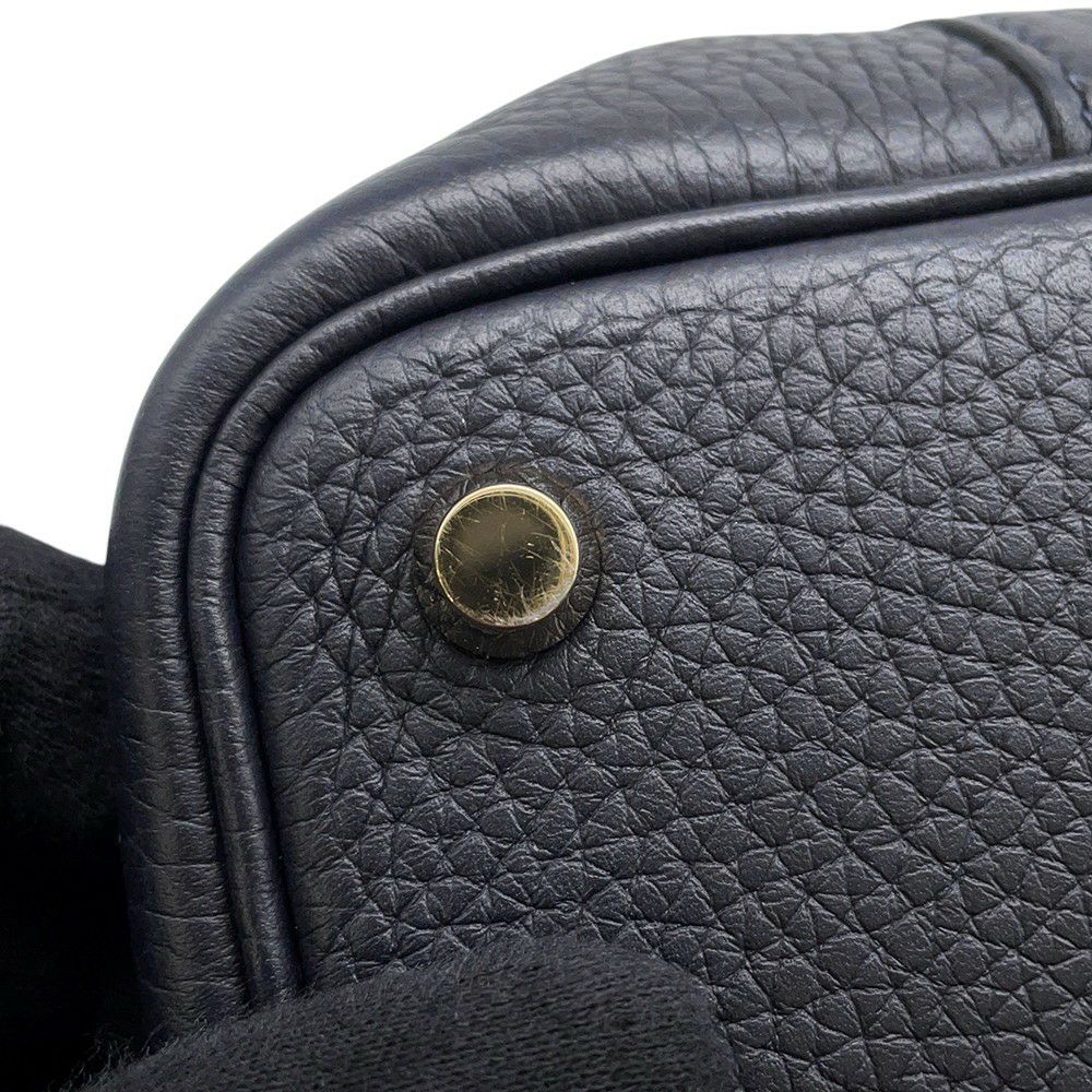 エルメス ハンドバッグ ピコタンロックPM キャバン/ゴールド金具 トリヨンクレマンス U刻印 黒