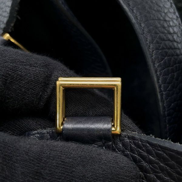 エルメス ハンドバッグ ピコタンロックPM キャバン/ゴールド金具 トリヨンクレマンス U刻印 黒