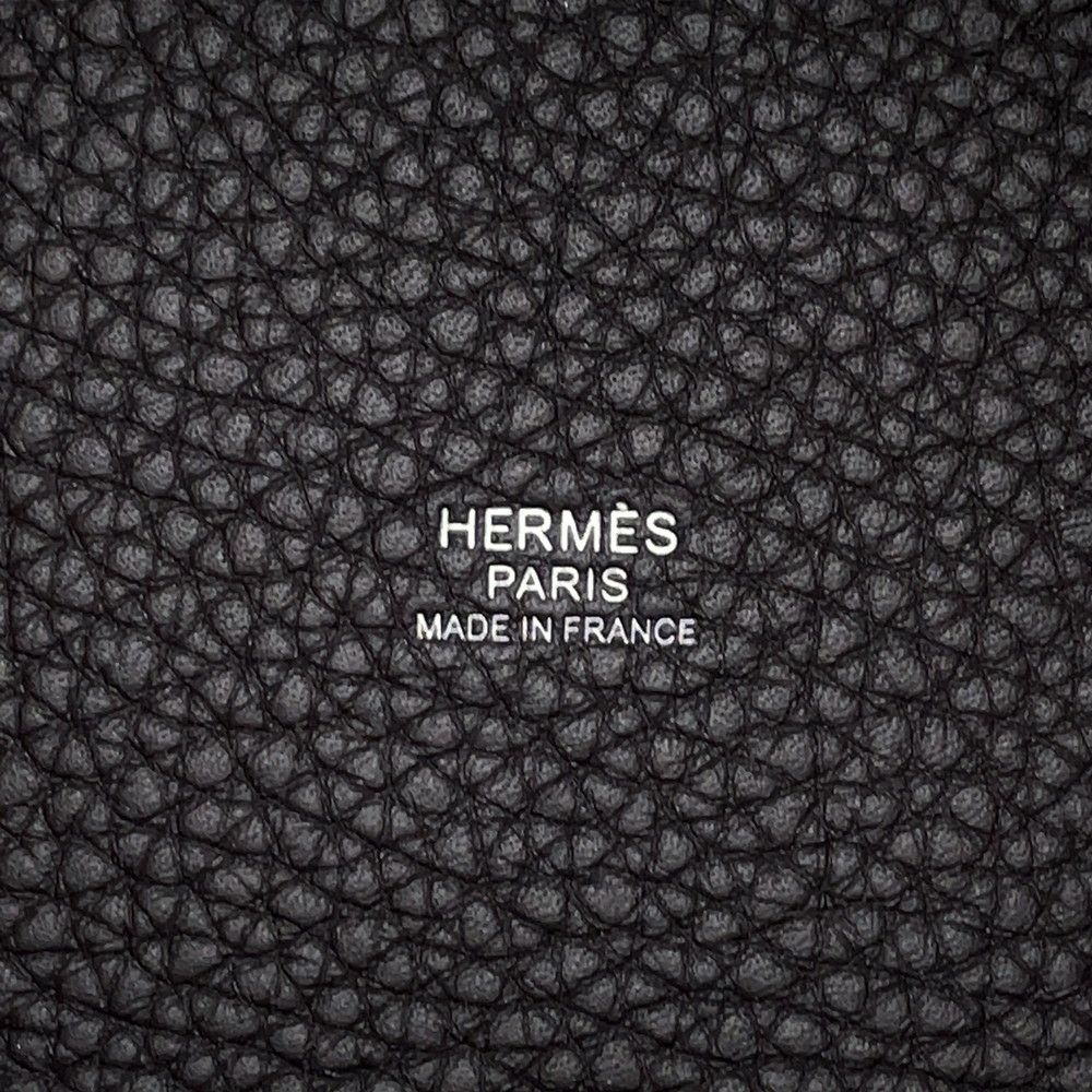 エルメス ハンドバッグ ピコタンロックPM プルノワール/シルバー金具 トリヨンクレマンス W刻印