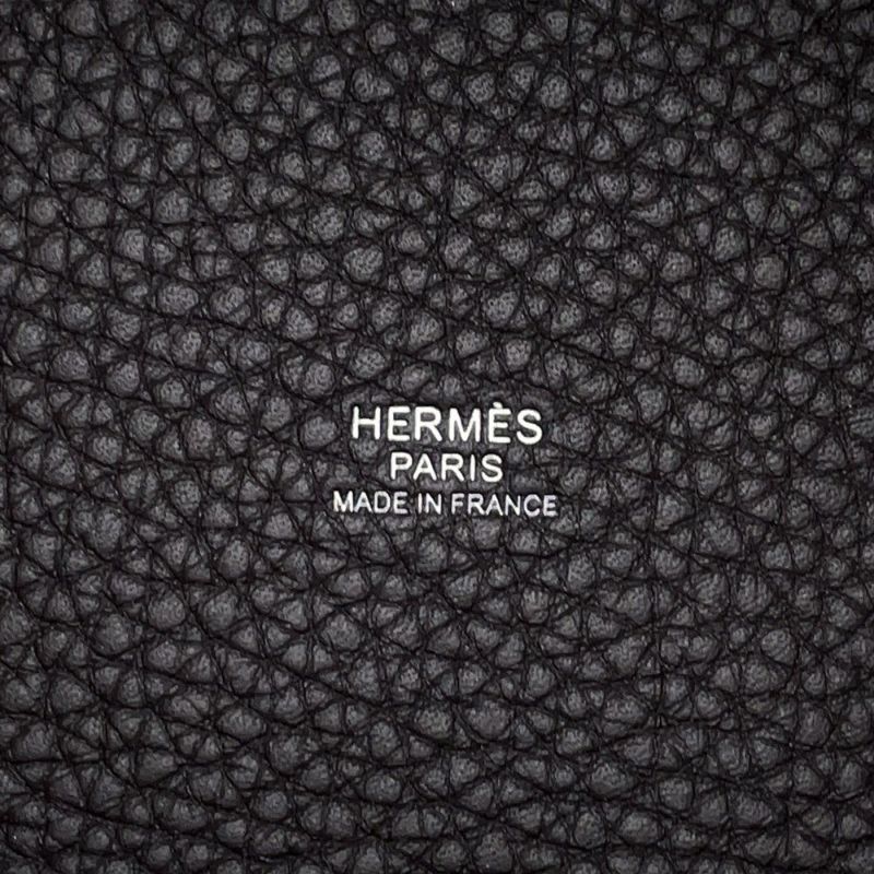 エルメス ハンドバッグ ピコタンロックPM プルノワール/シルバー金具 トリヨンクレマンス W刻印