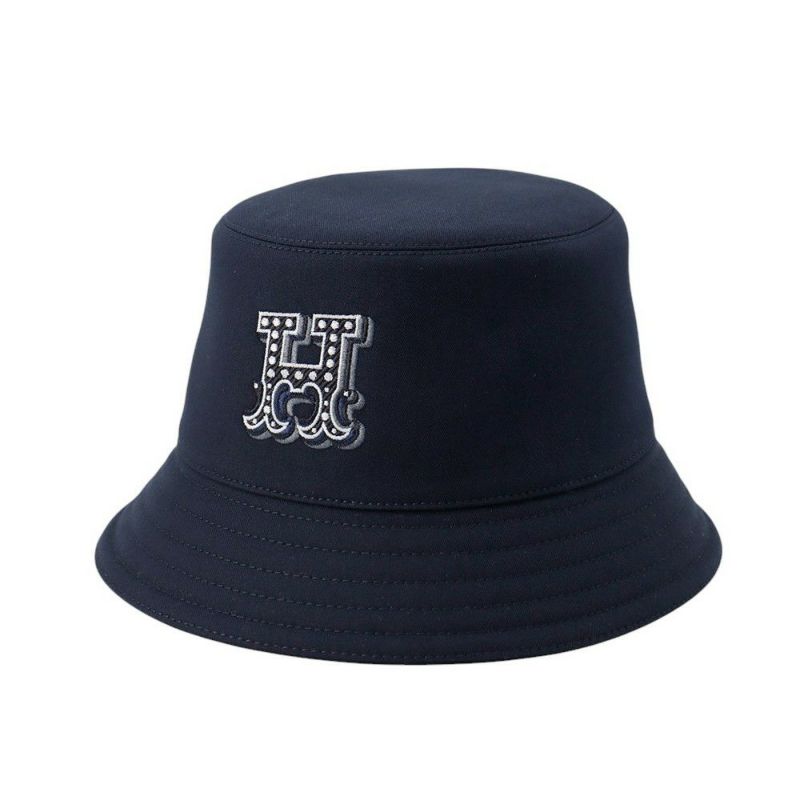エルメス ハット ハーパー・Hエレクトリック 刺繍 コットン サイズ57 HERMES 帽子 バケットハット