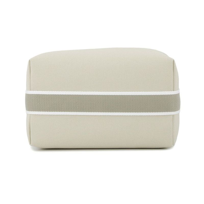 エルメス ポーチ ブリッド・ア・ブラックGM ベージュ/シルバー金具 キャンバス HERMES バッグ 小物入れ