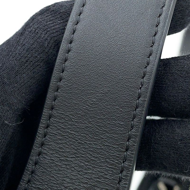 ザ ロウ ショルダーバッグ ハーフムーン レザー W1249 THE ROW 黒