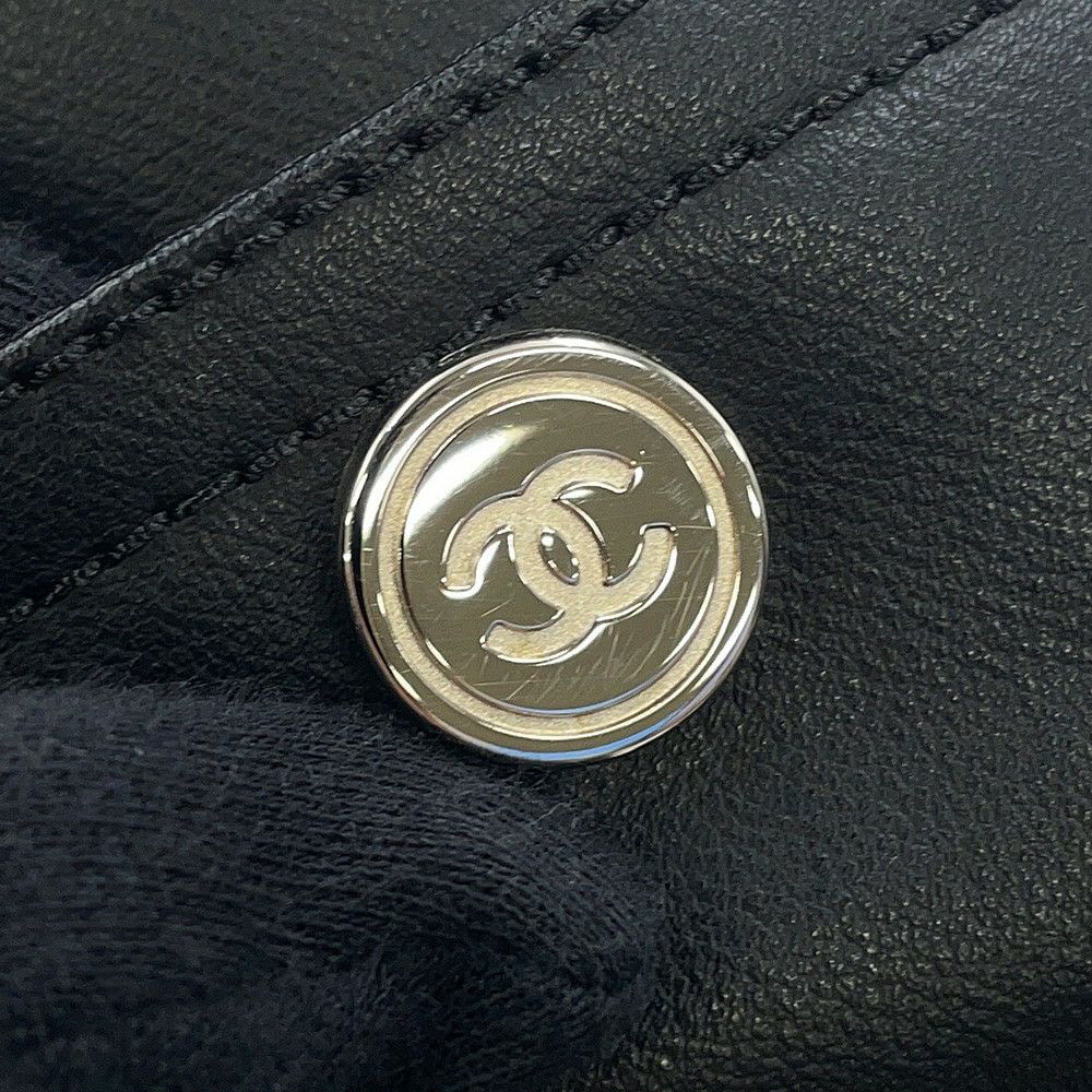 シャネル トートバッグ マトラッセ ココマーク パリビアリッツGM ラージ A34210 CHANEL ポーチ付き 黒