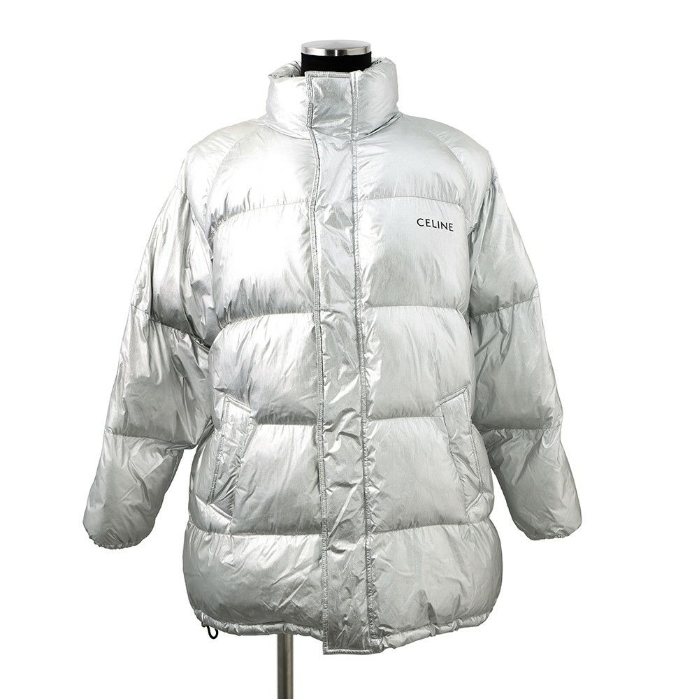 セリーヌ ダウンジャケット バックロゴ Parka in Nylon ナイロン メンズサイズ44 2W430819L CELINE アウター