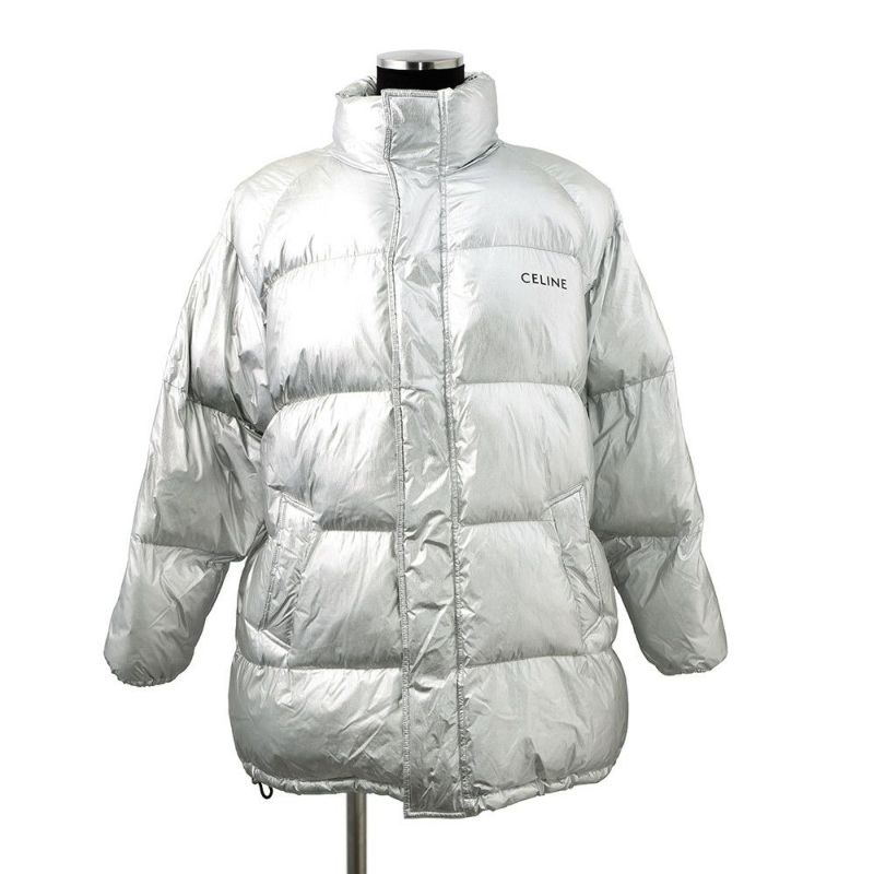 セリーヌ ダウンジャケット バックロゴ Parka in Nylon ナイロン メンズサイズ44 2W430819L CELINE アウター