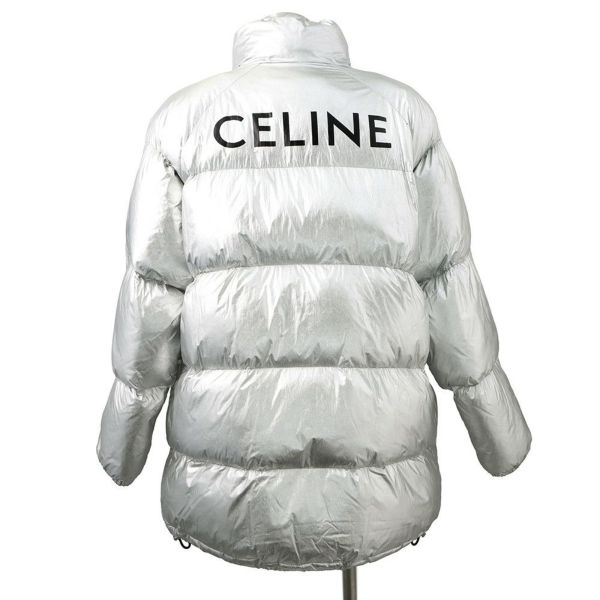 セリーヌ ダウンジャケット バックロゴ Parka in Nylon ナイロン メンズサイズ44 2W430819L CELINE アウター