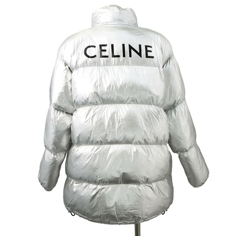 セリーヌ ダウンジャケット バックロゴ Parka in Nylon ナイロン メンズサイズ44 2W430819L CELINE アウター
