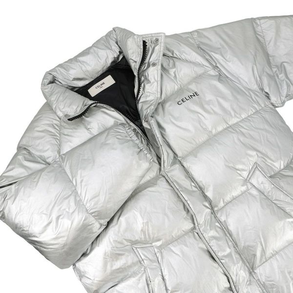 セリーヌ ダウンジャケット バックロゴ Parka in Nylon ナイロン メンズサイズ44 2W430819L CELINE アウター