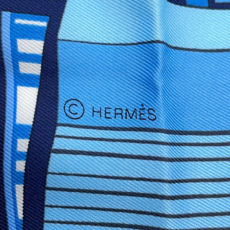 エルメス スカーフ カレ70 ミッドナイト・フォーブル Minuit au Faubourg HERMES シルクスカーフ 2022年春夏