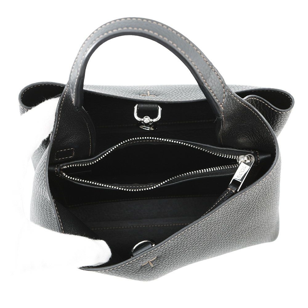 トッズ ハンドバッグ ロンハーマンコラボ マイクロバッグ レザー 4011100175 TOD'S 2way 黒