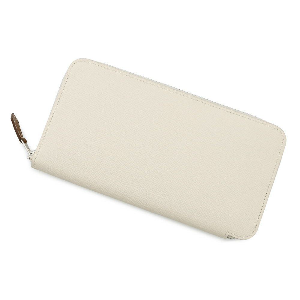 エルメス 長財布 アザップロング シルクイン ナタ/シルバー金具 エプソン U刻印 HERMES 財布