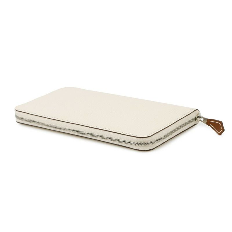 エルメス 長財布 アザップロング シルクイン ナタ/シルバー金具 エプソン U刻印 HERMES 財布