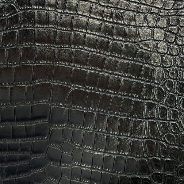 サンローランパリ クラッチバッグ クロコ型押しレザー 378261 SAINT LAURENT PARIS 黒