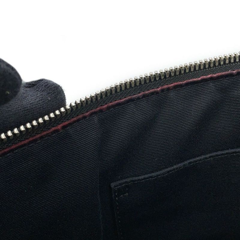 サンローランパリ クラッチバッグ クロコ型押しレザー 378261 SAINT LAURENT PARIS 黒