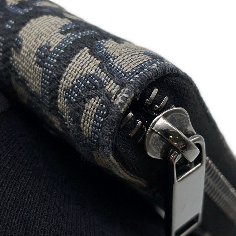 クリスチャン・ディオール 長財布 オブリーク ラウンドファスナー ロングウォレット キャンバス Christian Dior 財布