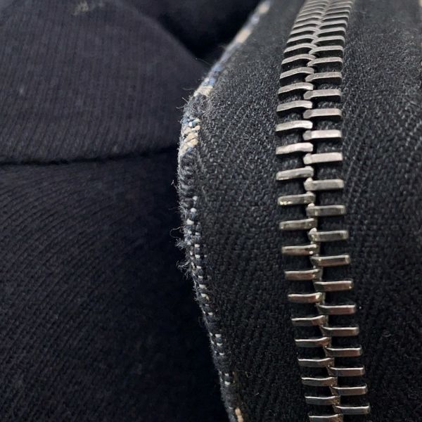 クリスチャン・ディオール 長財布 オブリーク ラウンドファスナー ロングウォレット キャンバス Christian Dior 財布