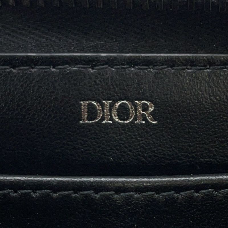 クリスチャン・ディオール 長財布 オブリーク ラウンドファスナー ロングウォレット キャンバス Christian Dior 財布
