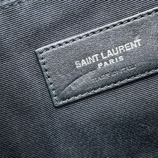 サンローランパリ ボディバッグ ロゴ YSL キャンバス 590076 SAINT LAURENT PARIS 黒