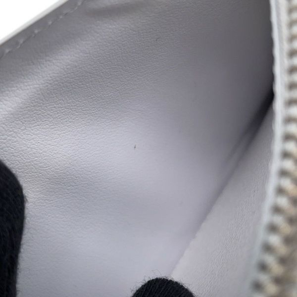 ルイヴィトン 長財布 モノグラム・キャンバス タイガ ポルトフォイユ・ブラザ NM M30889 LOUIS VUITTON メンズ 白 イニシャル入り