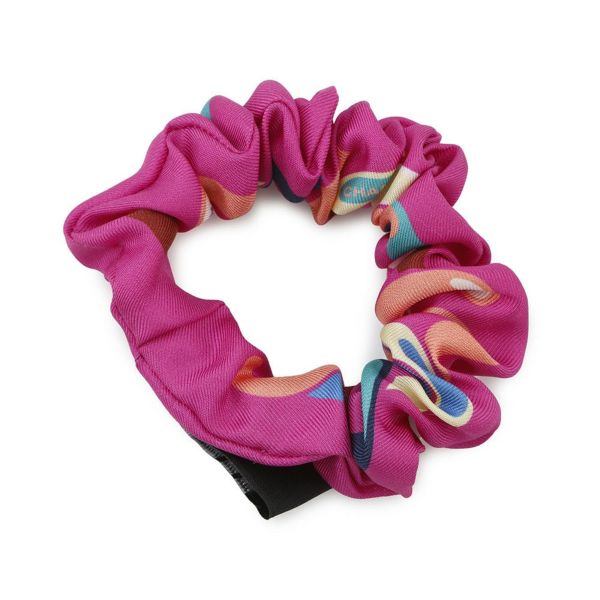 シャネル シュシュ スカーフ セット ココマーク チェーンモチーフ シルク CHANEL リボン ヘアアクセサリー ノベルティ