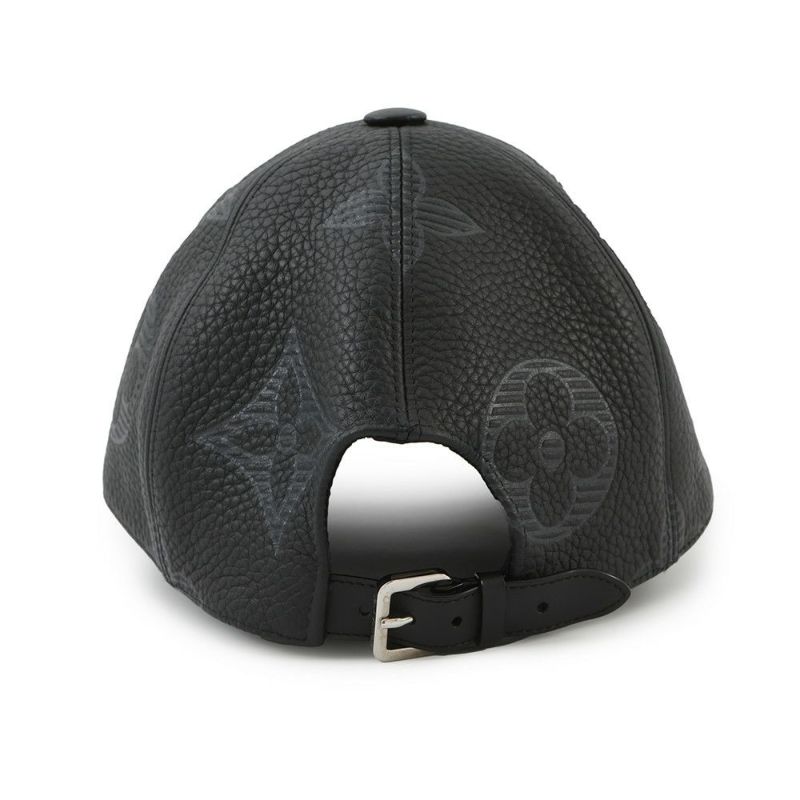 ルイヴィトン キャップ モノグラム・シャドウ サイズ58 MP2880 LOUIS VUITTON 帽子 黒