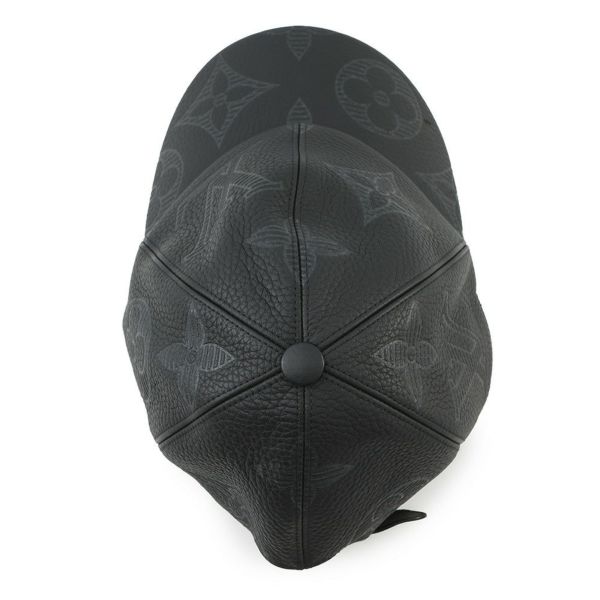 ルイヴィトン キャップ モノグラム・シャドウ サイズ58 MP2880 LOUIS VUITTON 帽子 黒