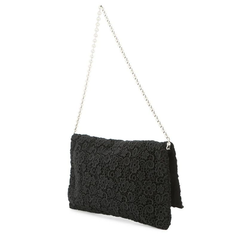 サルヴァトーレ・フェラガモ ショルダーバッグ ヴァラリボン フラワー 21D064 Ferragamo 黒