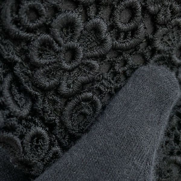 サルヴァトーレ・フェラガモ ショルダーバッグ ヴァラリボン フラワー 21D064 Ferragamo 黒