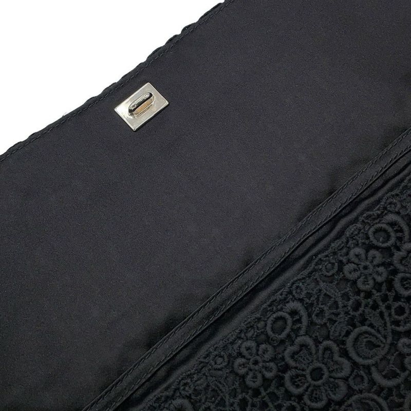 サルヴァトーレ・フェラガモ ショルダーバッグ ヴァラリボン フラワー 21D064 Ferragamo 黒