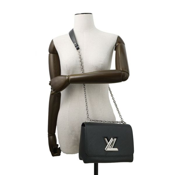 ルイヴィトン ショルダーバッグ エピ ツイスト MM M50282 LOUIS VUITTON ヴィトン バッグ 2way ブラック 黒