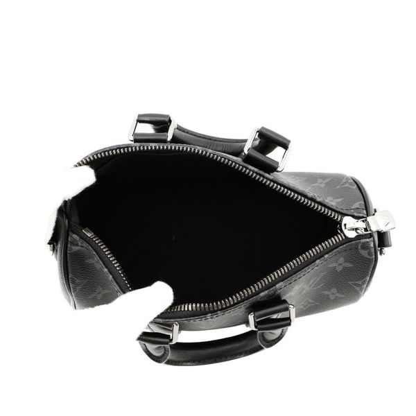 ルイヴィトン ハンドバッグ モノグラム・エクリプス リバース キーポル・バンドリエール 25 M46271 2way ショルダーバッグ 黒