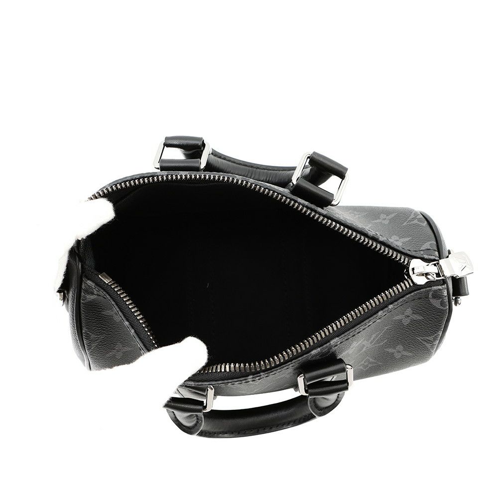 ルイヴィトン ハンドバッグ モノグラム・エクリプス リバース キーポル・バンドリエール 25 M46271 2way ショルダーバッグ 黒