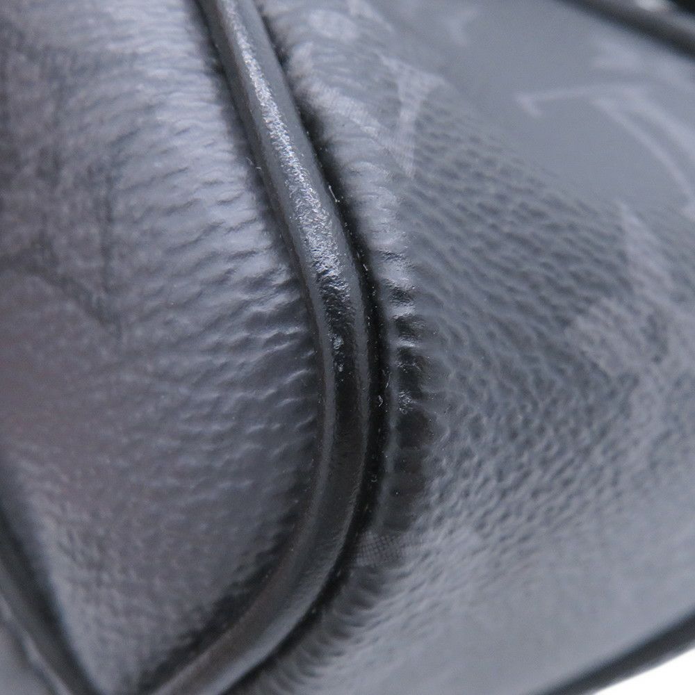 ルイヴィトン ハンドバッグ モノグラム・エクリプス リバース キーポル・バンドリエール 25 M46271 2way ショルダーバッグ 黒