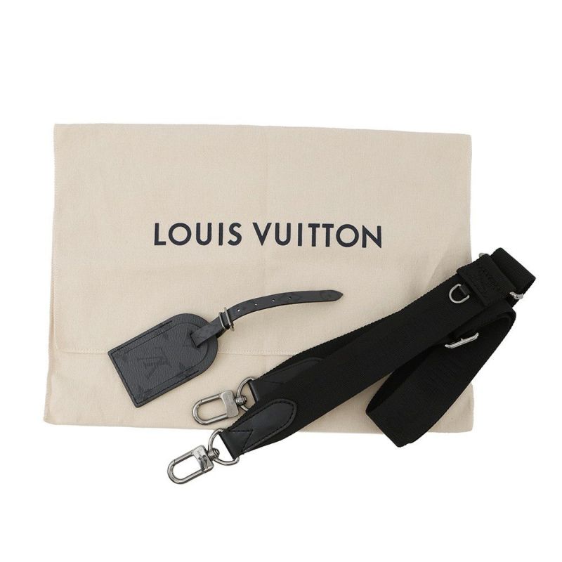 ルイヴィトン ハンドバッグ モノグラム・エクリプス リバース キーポル・バンドリエール 25 M46271 2way ショルダーバッグ 黒