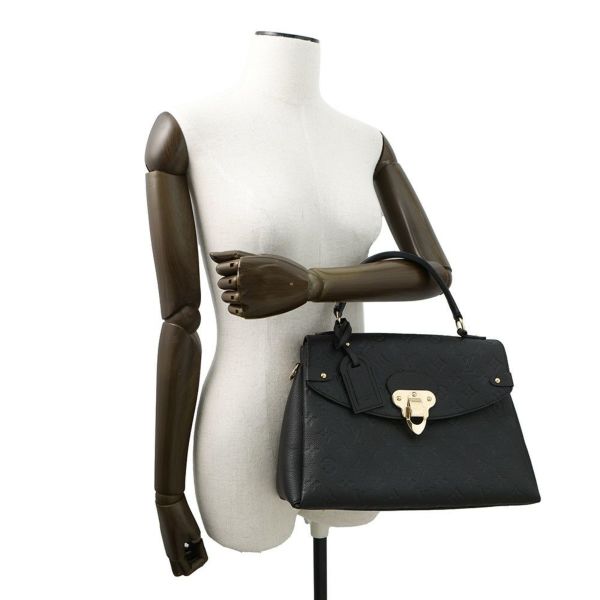 ルイヴィトン ハンドバッグ モノグラム・アンプラント ジョルジュMM M53944 LOUIS VUITTON ヴィトン 2way ブラック 黒