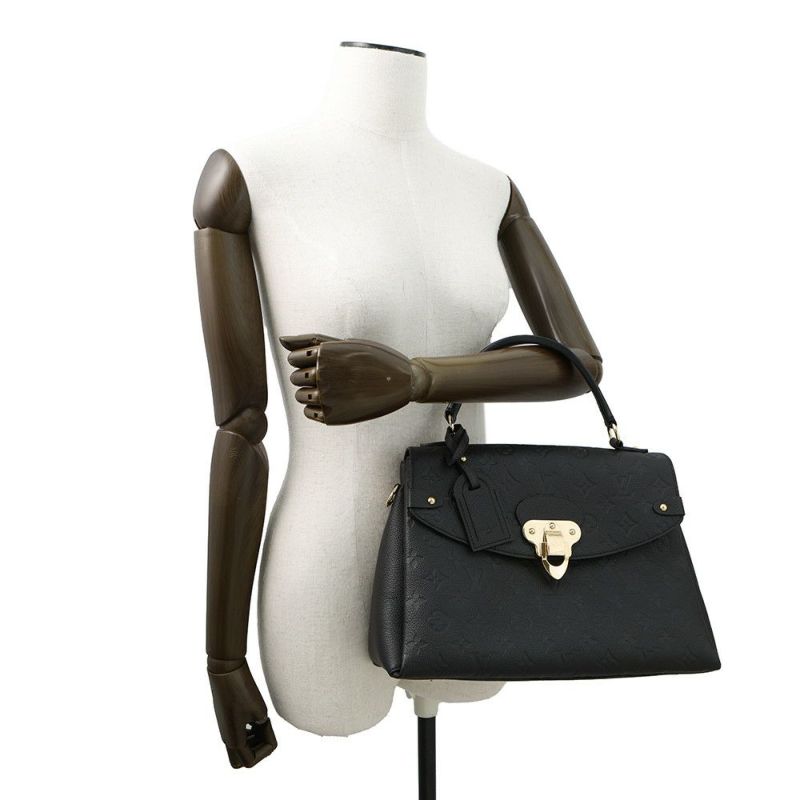 ルイヴィトン ハンドバッグ モノグラム・アンプラント ジョルジュMM M53944 LOUIS VUITTON ヴィトン 2way ブラック 黒