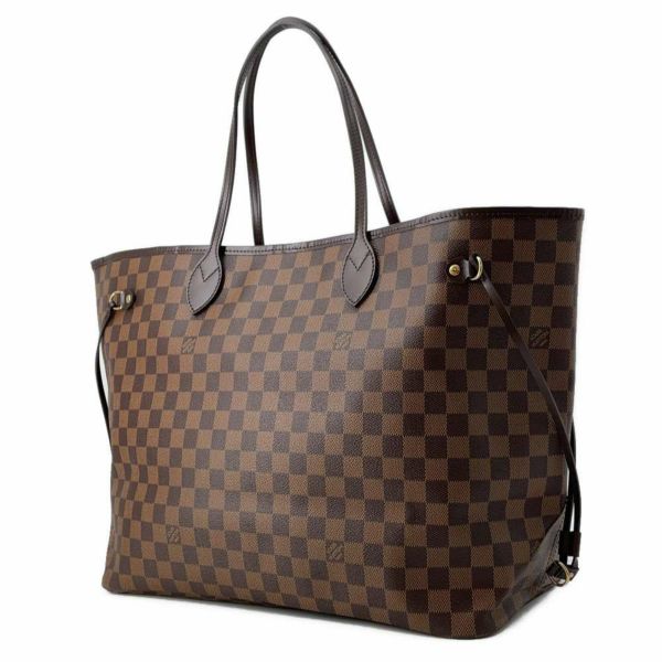 ルイヴィトン トートバッグ ダミエ・エベヌ ネヴァーフルGM N51106 LOUIS VUITTON ヴィトン バッグ